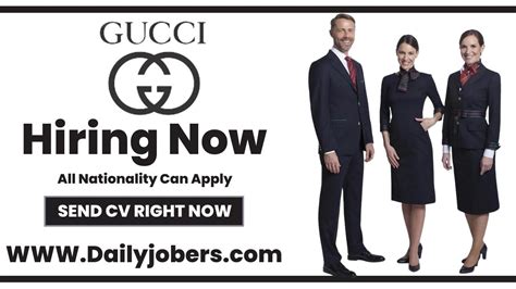 getting a job at gucci|gucci outlet job.